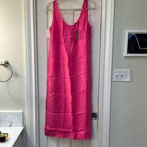 J.Crew pink slip dress
